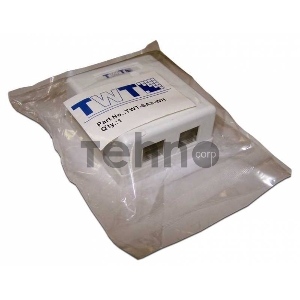 Модуль TWT (TWT-SA2-WH) Настенная коробка 2 порт. для Keystone