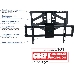 Кронштейн для телевизора Kromax ATLANTIS-70 черный 32"-75" макс.101кг настенный поворотно-выдвижной и наклонный, фото 9