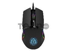 Мышь Оклик 717G PROPHECY черный оптическая (6400dpi) USB (6but)