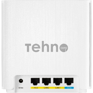 Роутер ASUS XD6 (W-1-PK) // , из 1 точек доступа, 802.11 a/b/g/n/ac/ax,  2,4 + 5 гГц, белый ; 90IG06F0-MO3R60