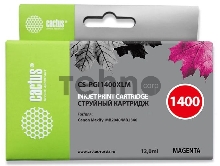 Картридж струйный Cactus CS-PGI1400XLM пурпурный для HP Canon MB2050/MB2350/MB2040/MB2340 (11.5мл)