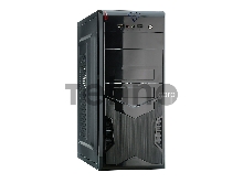 Корпус Miditower Exegate CP-604 Black, ATX, <без БП>, 2*USB, Audio