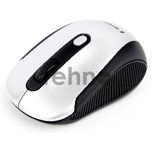 Мышь беспров. Gembird MUSW-420-4, 2.4ГГц, серебряный,soft touch, 4кн, 1600DPI, блистер