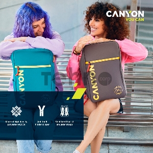 Рюкзак CANYON cabin size backpack for 15.6 laptop, polyester ,dark green