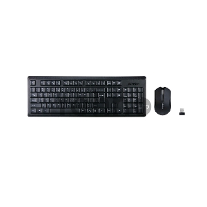 Клавиатура + мышь A4 V-Track 4200N клав:черный мышь:черный USB беспроводная