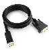 Кабель DisplayPort-DVI Gembird/Cablexpert  1.8м, 20M/19M, черный, экран, пакет(CC-DPM-DVIM-6), фото 1