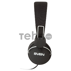 Наушники SVEN AP-320M, черный (микрофон,1,2 м)