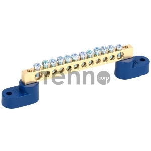 Шина нулевая ШНИ-6х9-12 У2-С на 2-х. угл. изол. ИЭК YNN10-69-12C2-K07