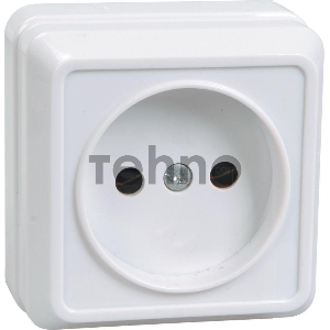 Розетка Iek ERO10-K33-10-DC РС20-2-ОКм 1местн. без з/к 10А откр.уст. ОКТАВА (кремовый)