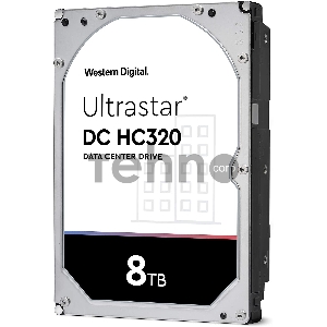 Жесткий диск Western Digital SATA-III 8Tb 0B36404 HUS728T8TALE6L4 Ultrastar DC HC320 (7200rpm) 256Mb 3.5