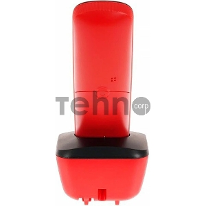 Беспроводной телефон DECT Panasonic KX-TGB610RUR, Монохромный, АОН, черный/красный