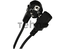 Кабель компьютер-розетка 220V (EURO) <VDE> 3G*0,5mm2 VCOM {CE021-CU} 1.8 метра