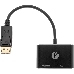 Кабель-переходник DisplayPort(M) ---> HDMI(F)+VGA(F)4K@30Hz VCOM Allum shell<CG640M-0.15>, фото 12