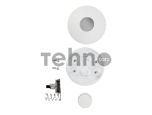 Выключатель-кнопка 250V 2А ON-OFF белый (напольный - для лампы) REXANT