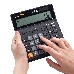 Калькулятор бухгалтерский Deli EM01020 черный 12-разр., фото 4