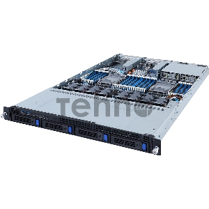 Серверная платформа Gigabyte R182-340 (rev. 100) 1U, 4x3.5