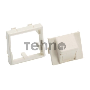 Панель лицевая Panduit CFPFS1SAW Mosaic белый арктический центр. накл. с засл. на 1 модуль наклонная+ Рамка 45x45