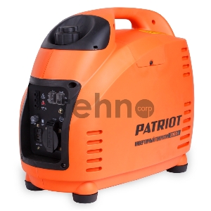 Генераторы Генератор инверторный PATRIOT 2000i 474101035 {Двигатель 4т, АИ-92, 72сс,мощность рабочая/максимальная -1,5/1,8 кВт, объём бака - 3,6 л, 1 розетка Euro 16A,  вес 18,5 кг}