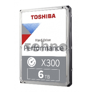 Жесткий диск HDD Toshiba X300 SATA3 6Tb 3.5 7200 256Mb (analog HDWR160UZSVA)