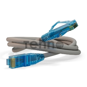 Патч-корд U/UTP кат.6 LSZH 2м PC-LPM-UTP-RJ45-RJ45-C6-2M-LSZH-GY сер. Hyperline 42265