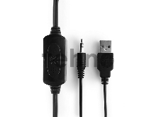 Колонки Акустич. система 2.0 Gembird SPK-105, черный, 5 Вт, регулятор громкости, USB-питание