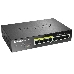 Коммутатор Unmanaged Switch with 8 10/100/1000Base-T ports (4 PoE ports 802.3af/802.3at (30 W), PoE Budget 68).8K Mac address, Auto-sensing, 802.3x Flow Control, Stand-alone, Auto MDI/MDI-X for each port, D-link Green technology, Metal case.Manual + Exter, фото 2