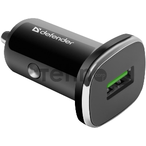 Зарядное устройство для авто 18W QC3.0 83830 DEFENDER Зарядное устройство для авто 18W QC3.0 83830 DEFENDER