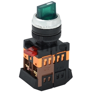 Переключатель ANCLR-22-3 на 3 фикс. полож. зел. 1з+1р ИЭК BSW10-ANCLR-3-K06