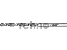 Сверло по металлу, ЗУБР ПРОФ-В 2.8х61мм, сталь Р6М5, класс В