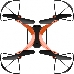 Квадрокоптер Hiper WIND FPV 480р WiFi ПДУ оранжевый/черный, фото 7