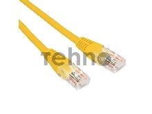 Патч-корд U/UTP, CAT 5e, RJ45-RJ45, 26AWG, ZH нг(А)-HF, желтый, 2м  REXANT