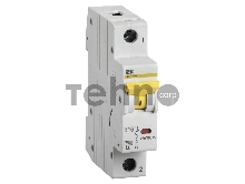 Выключатель автоматический Iek MVA31-1-016-B ВА47-60M 1Р 16А 6кА B