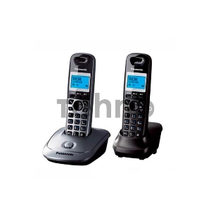 Телефон Panasonic KX-TG2512RU1 {Доп трубка в комплекте, АОН, Caller ID, спикерфон, полифония}