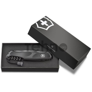 Нож перочинный Victorinox Onyx (0.9563.C31P) 130мм 12функц. черный подар.коробка