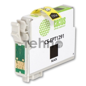 Картридж струйный Cactus CS-EPT1291 черный для Epson Stylus Office B42/BX305/BX305F (15ml)