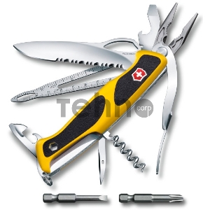 Нож перочинный Victorinox RangerGrip Boatsman (0.9798.MWC8) 130мм 22функций желтый/черный карт.коробка Нож перочинный Victorinox RangerGrip Boatsman (0.9798.MWC8) 130мм 22функций желтый/черный карт.коробка