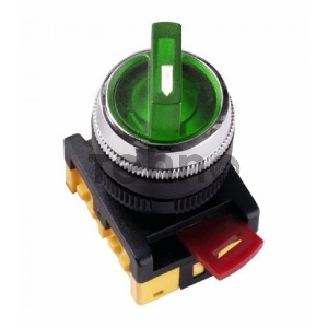 Переключатель ANCLR-22-3 на 3 фикс. полож. зел. 1з+1р ИЭК BSW10-ANCLR-3-K06