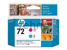 Картридж струйный HP №72 C9383A пурпурный/голубой печатающая головка для HP DJ T1100/T610