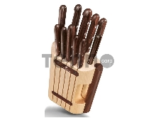 Набор ножей кухон. Victorinox Wood (5.1150.11) компл.:11шт с подставкой дерево подар.коробка