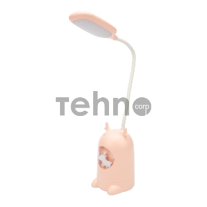 Светильник настольный REXANT Click Lite с ночником на остновании, LED, 6 Вт, 4000 К, RGB динамика, диммируемый 3 ступени, заряжаемый (автономный режим 3 часа)