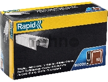 Скобы тонкие широкие RAPID 10 мм тип 80 (12 / ВеА 80 / Prebena A / Senco AT), 5000 шт