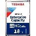 Жесткий диск HDD Toshiba SATA 18Tb 3.5" Server 7200 6Gbit/s 512Mb, фото 5