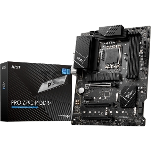 Материнская плата MSI PRO Z790-P DDR4, Z790, LGA1700, 4DDR4, 3PCI - Ex16, 1PCIEx1, 4M.2