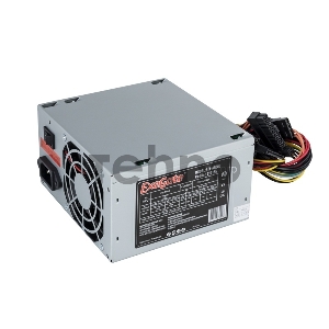 Блок питания 500W Exegate AB500, ATX, SC, 8cm fan, 24p+4p, 3*SATA, 2*IDE, FDD + кабель 220V с защитой от выдергивания