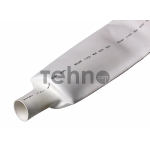 Термоусаживаемая трубка REXANT 50,0/25,0 мм, белая, упаковка 10 шт. по 1 м