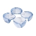 Прозрачные круглые накладки-протекторы для мебели (4.2*4.2*1.5 см). 4 шт., фото 4