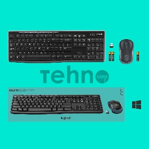 Клавиатура беспроводная Logitech K270 приемник Unifying, 2 батарейки AAA, RTL