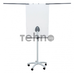 Флипчарт Cactus CS-FCR-M67x105 магнитно-маркерная меламиновая 67x105см на роликах