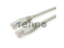 Патч-корд медный UTP Cablexpert PP10-0.25M кат.5, 0.25м, литой, многожильный (серый)