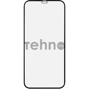 Защитное стекло для экрана Redline черный для Apple iPhone 12/12 Pro антиблик. 1шт. (УТ000021877)